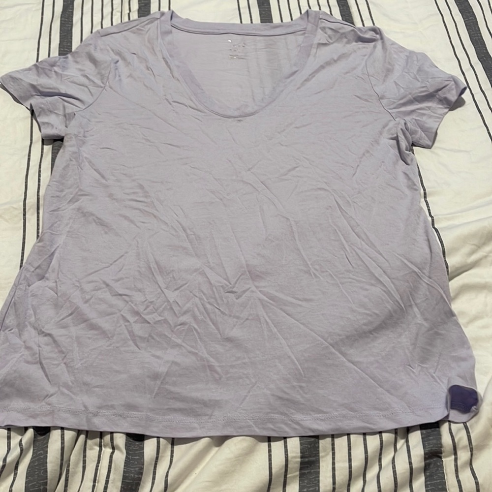 Purple medium a new day tee